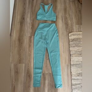 SET Active Blue High-Waisted Leggings